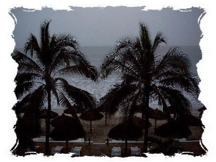The last day at the resort; Rainy and windy